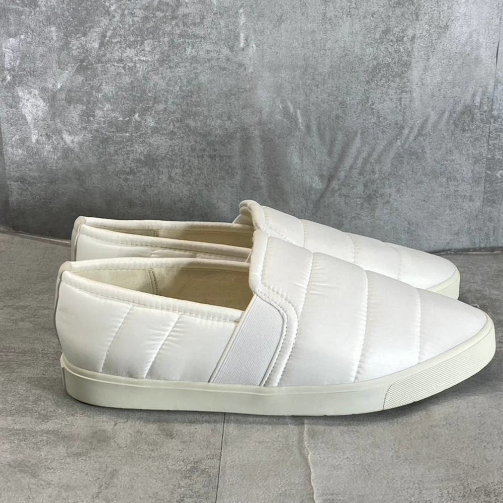Vince. Women's Off-White Blair Quilted Slip-On Sneakers SZ 11